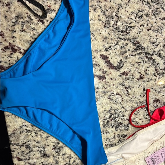 Shade & Shore Other - Shade & Shore Vibrant Blue Bikini Bottom